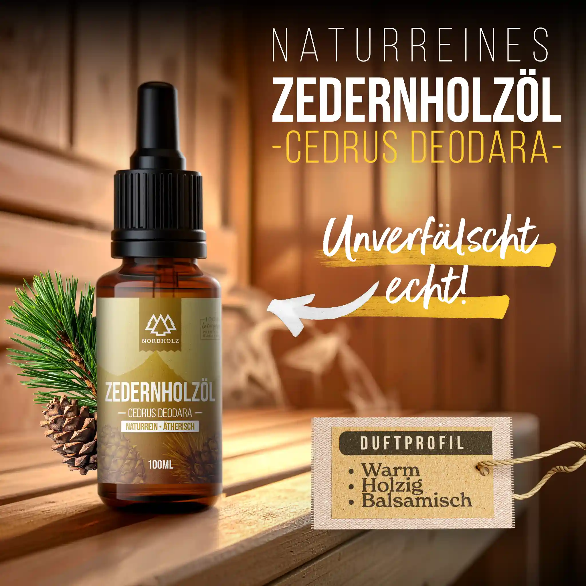 Ätherisches Öl Zedernholzöl - Image 2