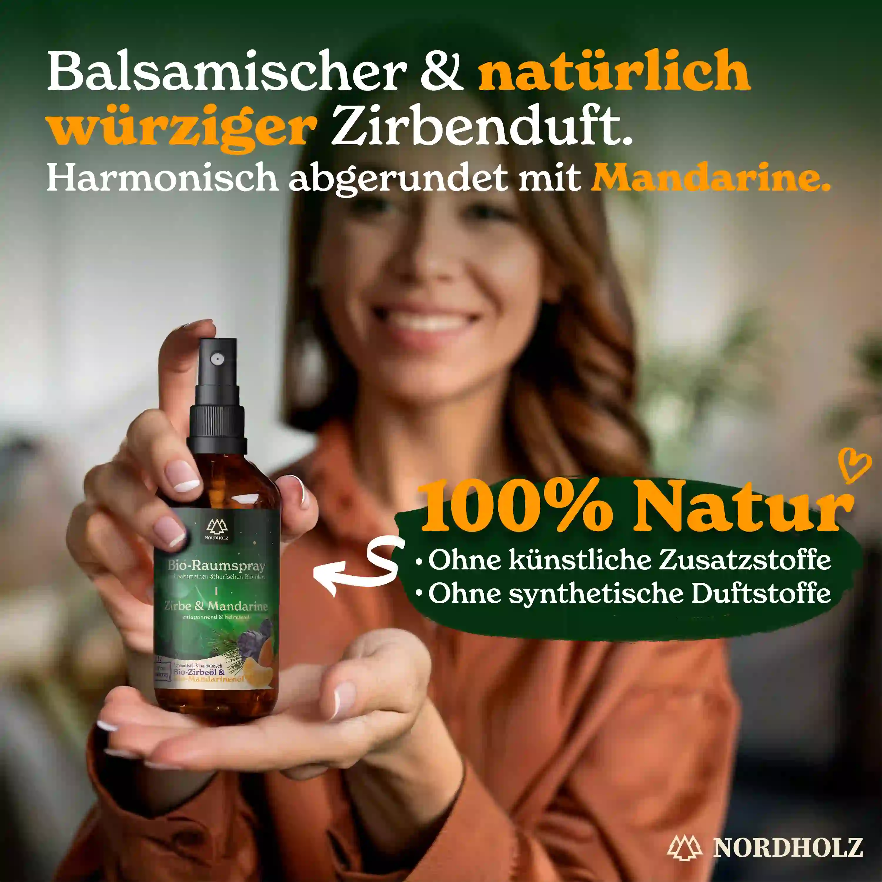 Bio Raumspray - Zirbe & Mandarine - Image 3