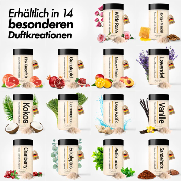 Premium Sauna Meersalz Peeling Granatapfel - Image 6