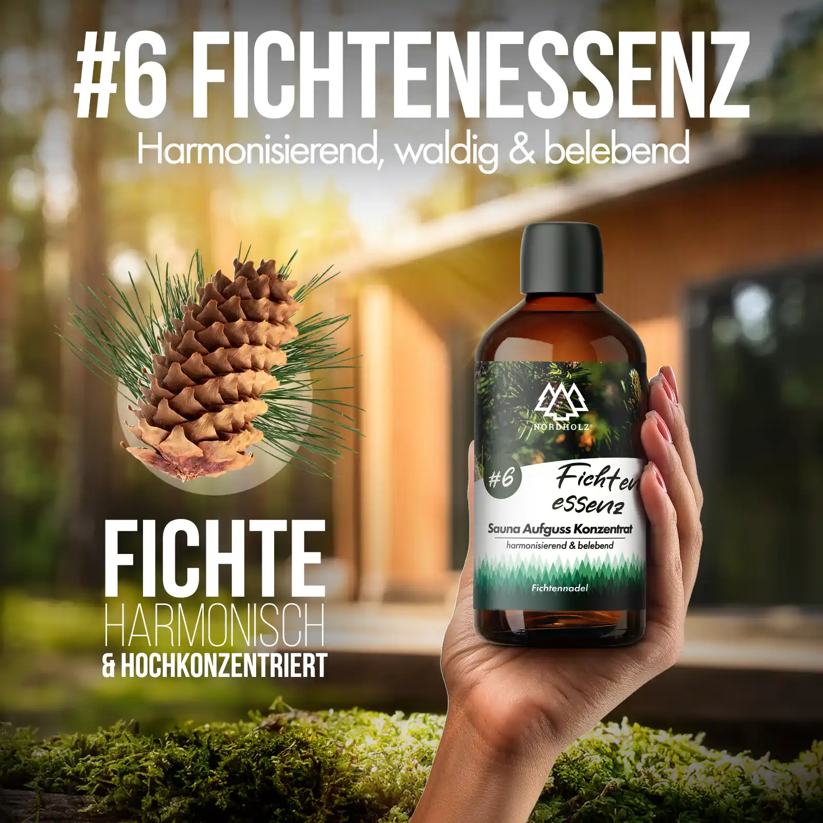 Sauna Aufguss Konzentrat #6 Fichtenessenz - Image 2