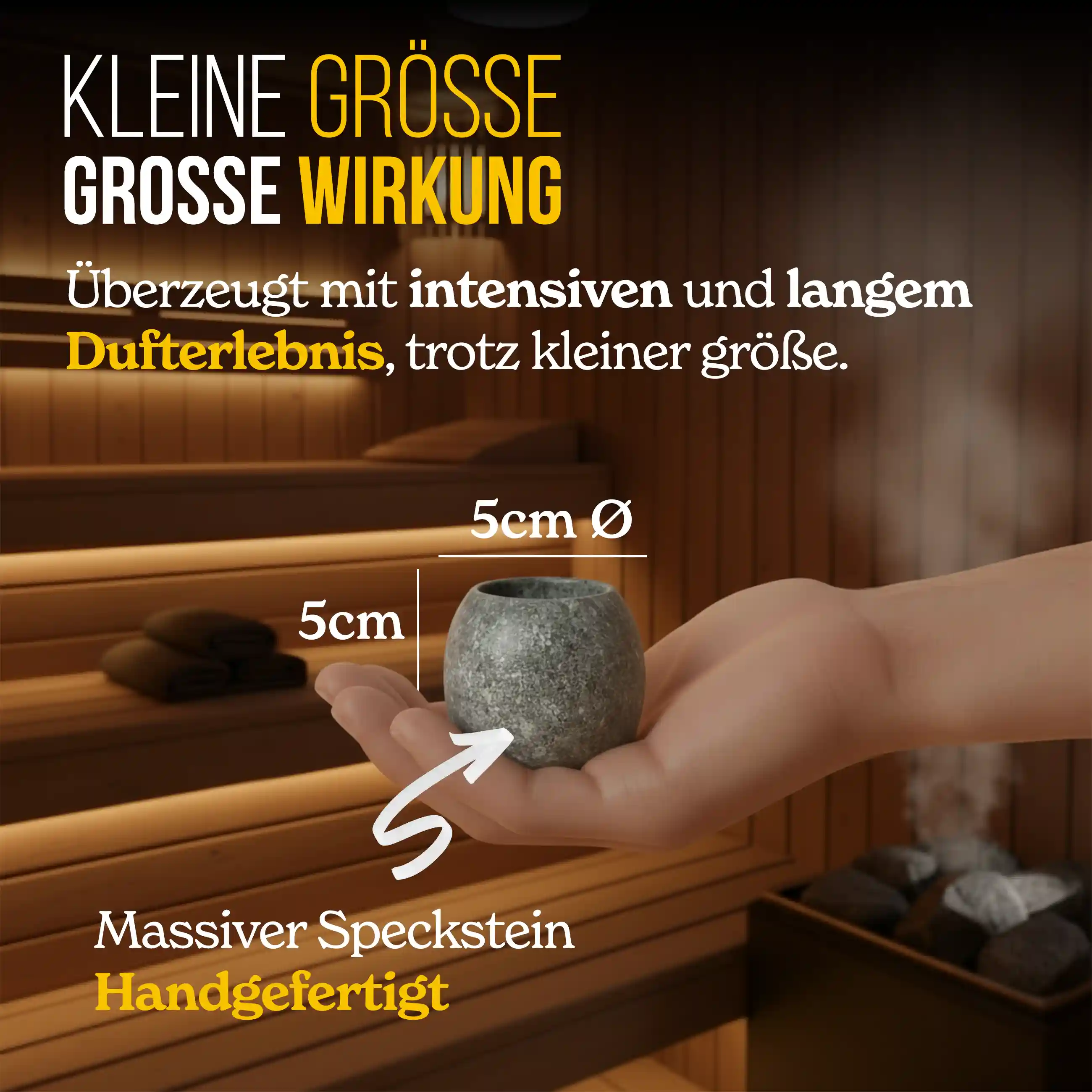 Sauna Aromaschale + Mentholkristalle 100g. - Image 3