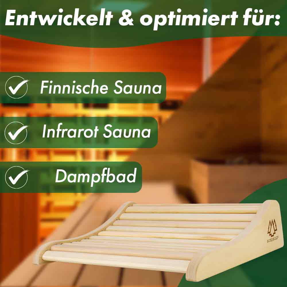 Ergonomische Sauna Kopfstütze 2er Bundle - Image 5