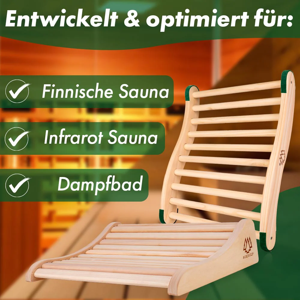 Sauna Kopfstütze + Sauna Rückenlehne Set - Image 4