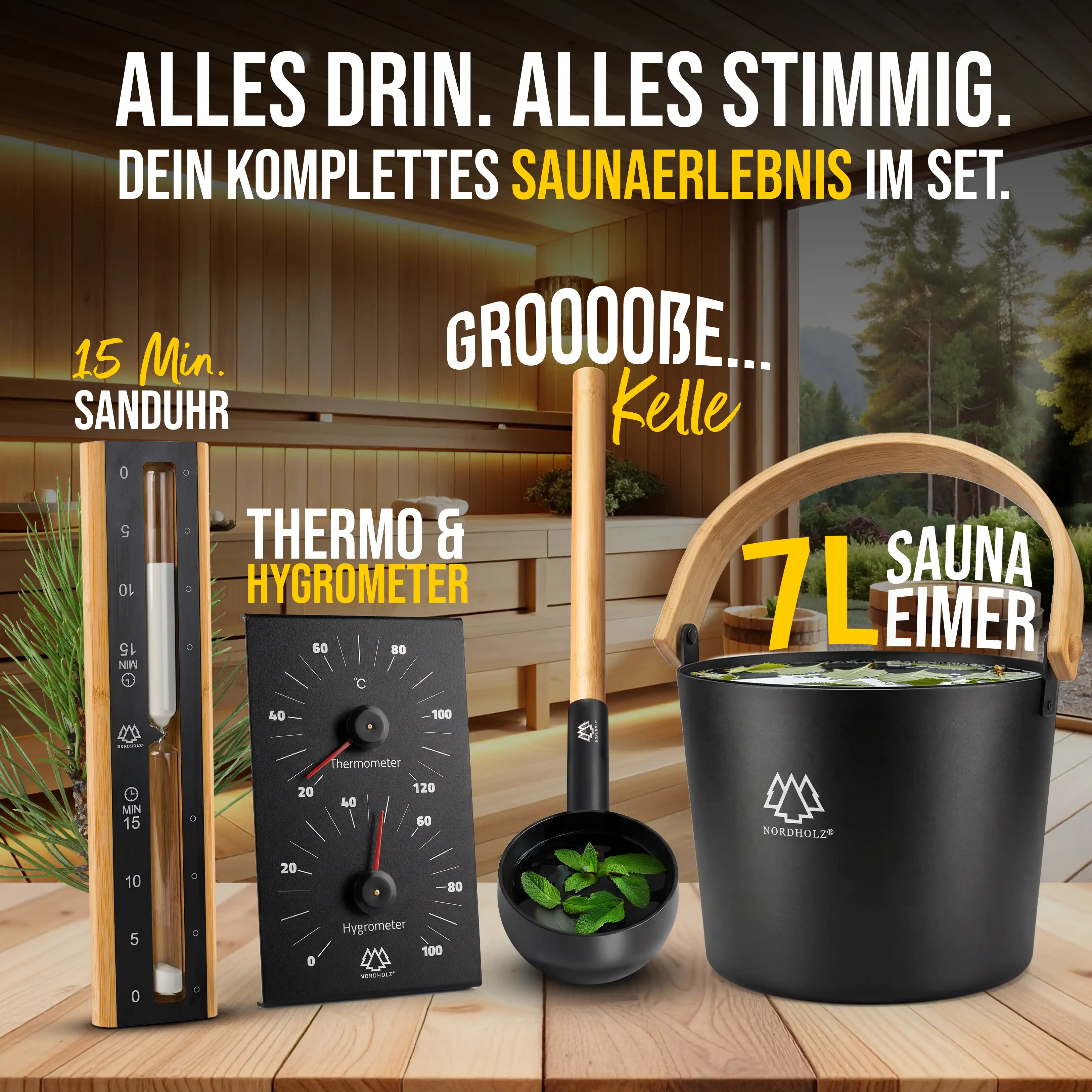 Sauna Starter Bundle Deluxe - Image 3